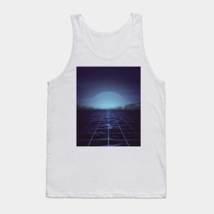 80s retro vaporwave blue ocean edition Tank Top